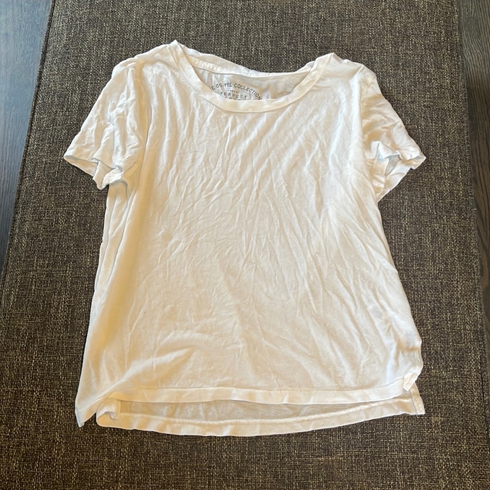 Plain white blouse